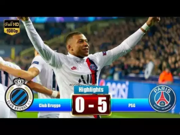 Club Brugge vs PSG  0  -  5 | UCL All Goals & Highlights | 22-10-2019